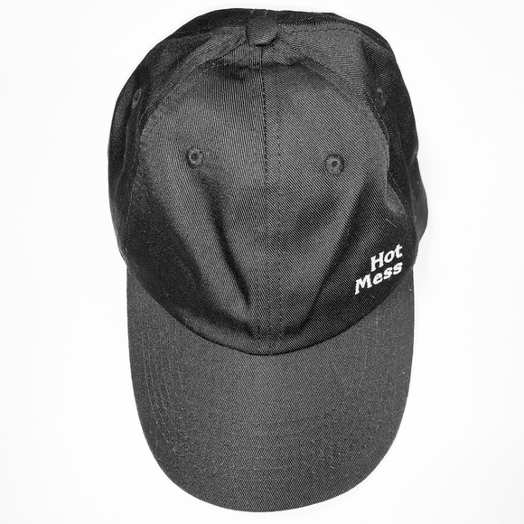 HOTMESS Black Baseball Hat - Picture 2 of 8